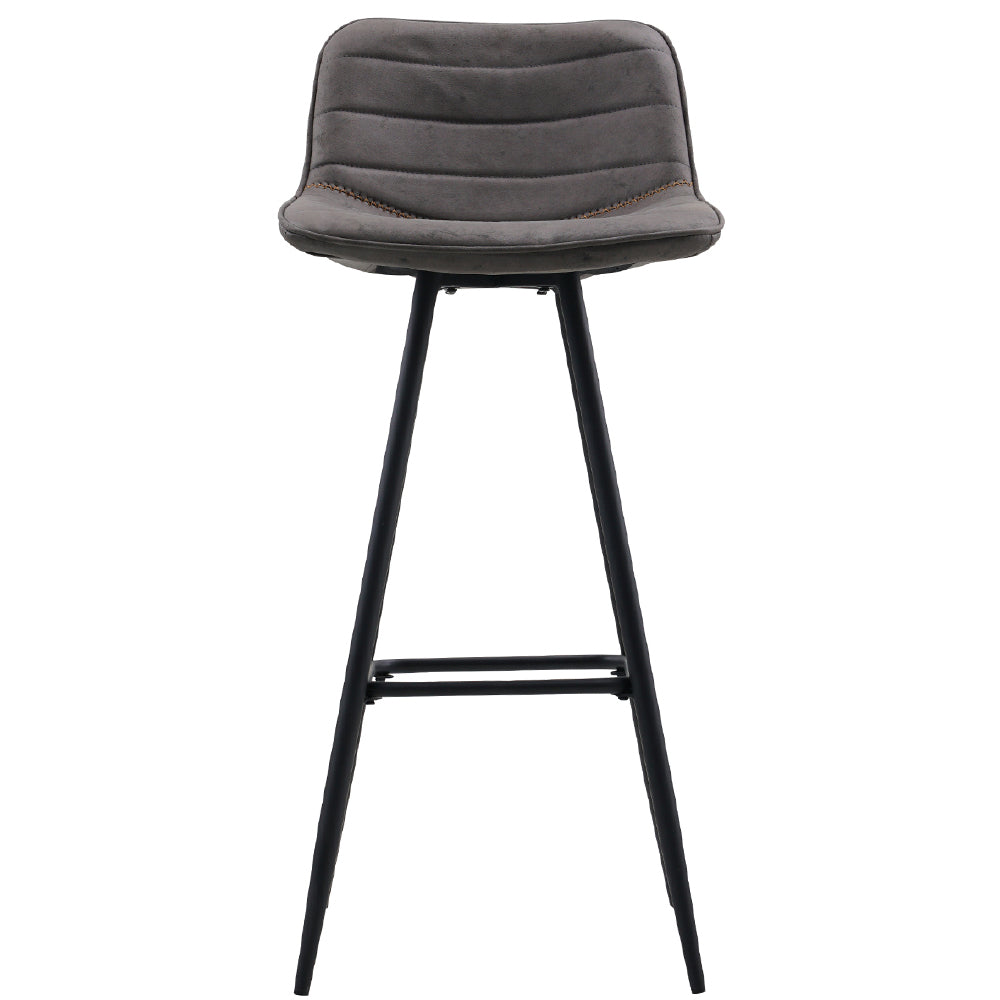 Bar Stool Jordan FavoFurn Anthracite LxBxH 84x54x49 Fabric Nnb