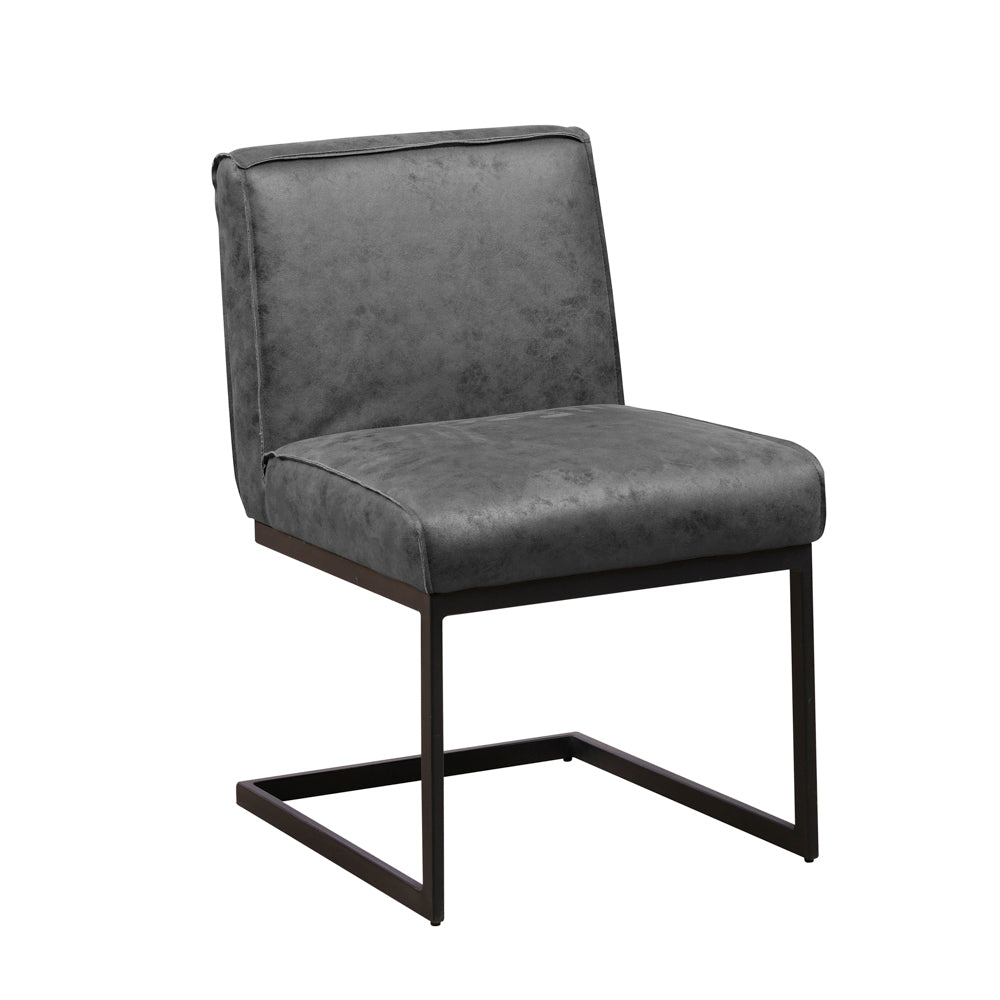 Dining Chair Benji FavoFurn Anthracite LxBxH 75x62x56 Fabric Nnb