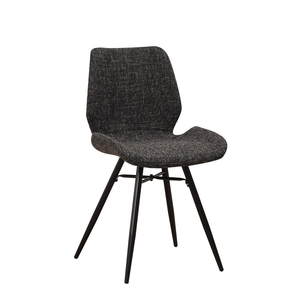 Dining Chair Barron FavoFurn Anthracite LxBxH 72x68x50 Fabric Nnb