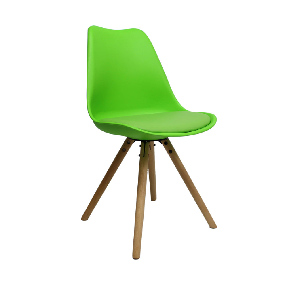 Dining Chair Brandy FavoFurn Green LxBxH 60x54x50 Artificial leather Nnb