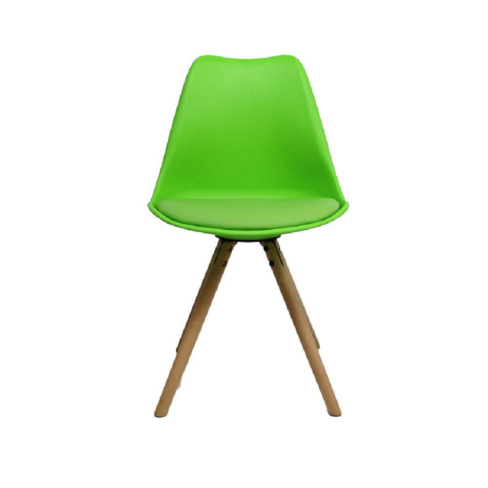 Dining Chair Brandy FavoFurn Green LxBxH 60x54x50 Artificial leather Nnb