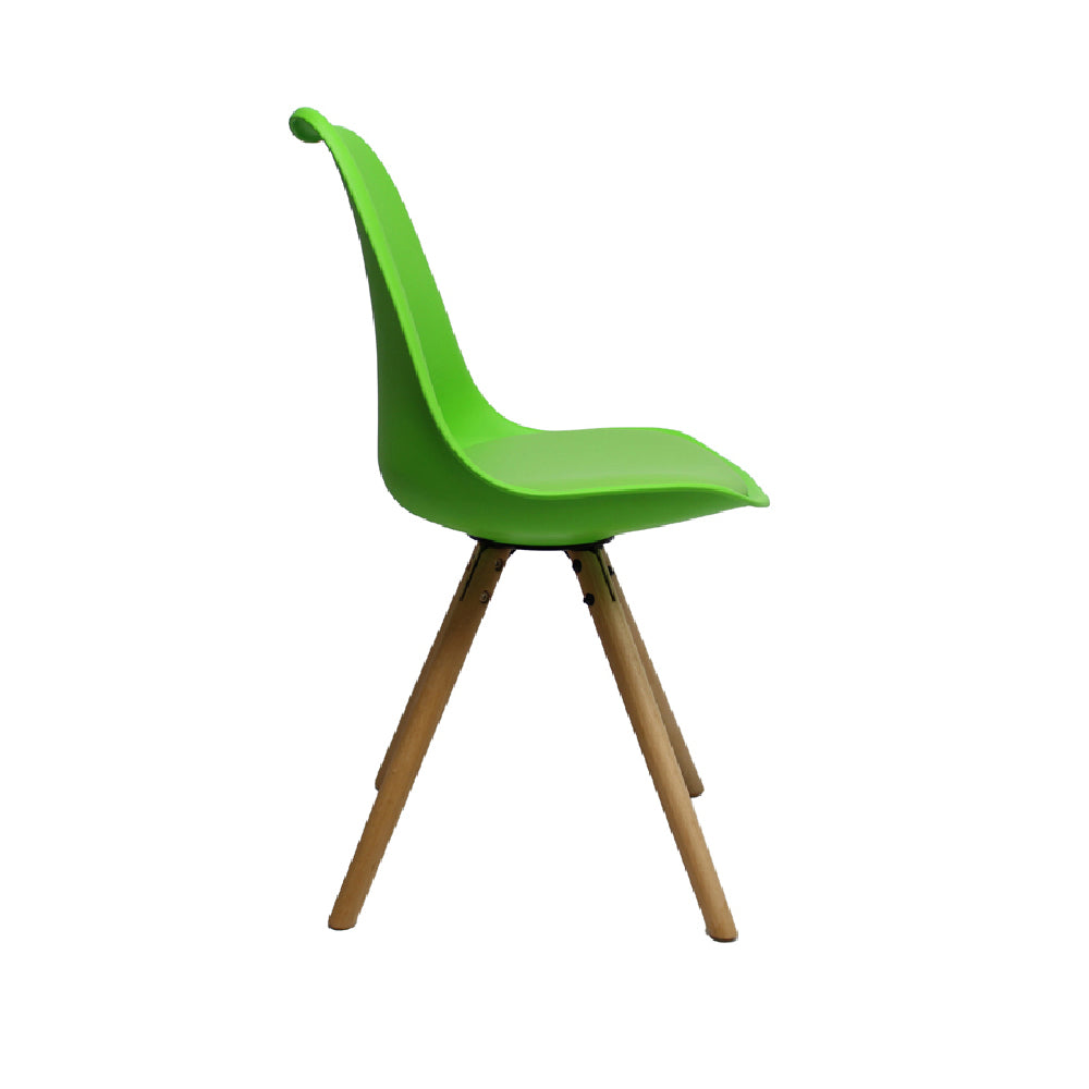 Dining Chair Brandy FavoFurn Green LxBxH 60x54x50 Artificial leather Nnb