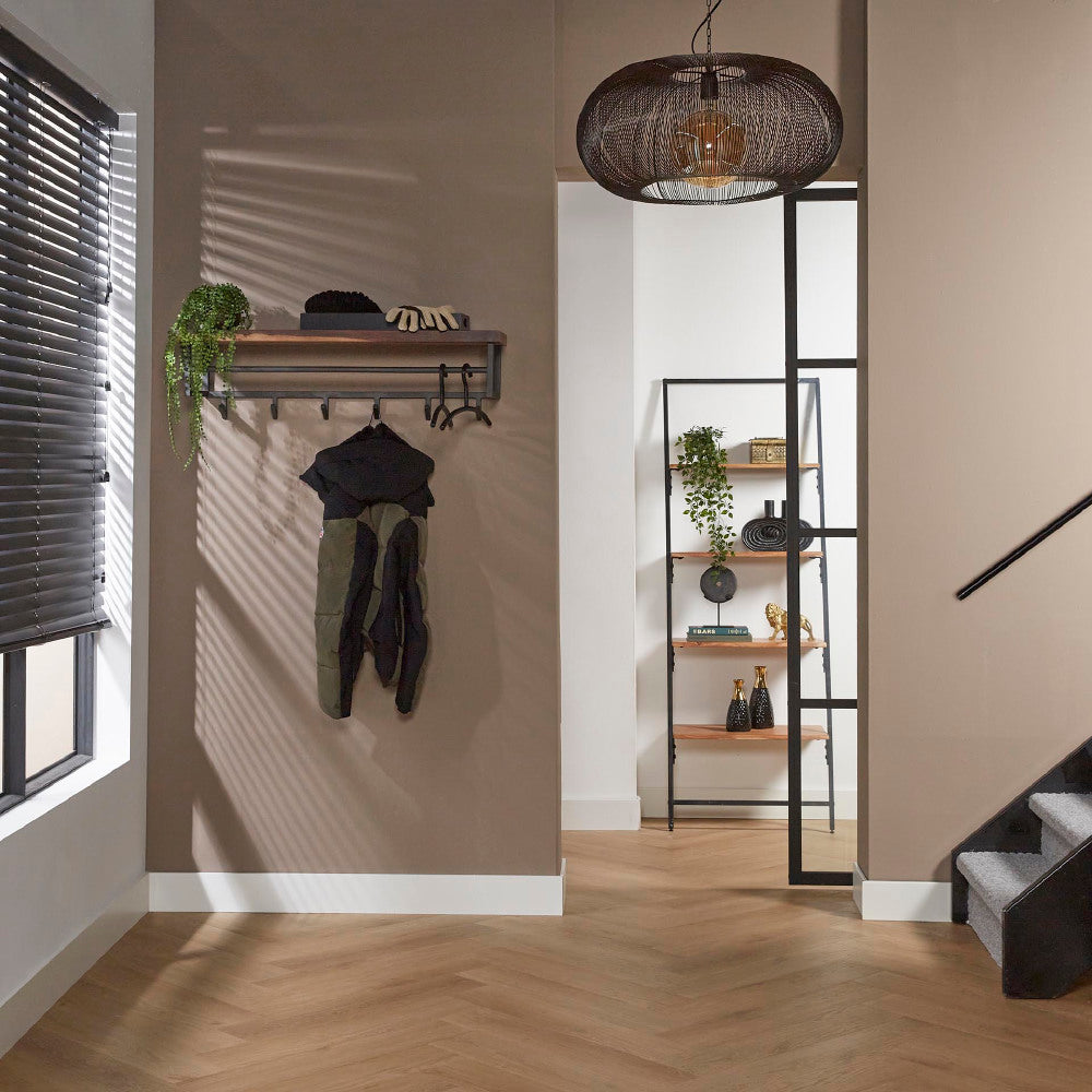 Coat Rack Abe HomeHaven Brown LxBxH 105x30x30 Walnut Nnb