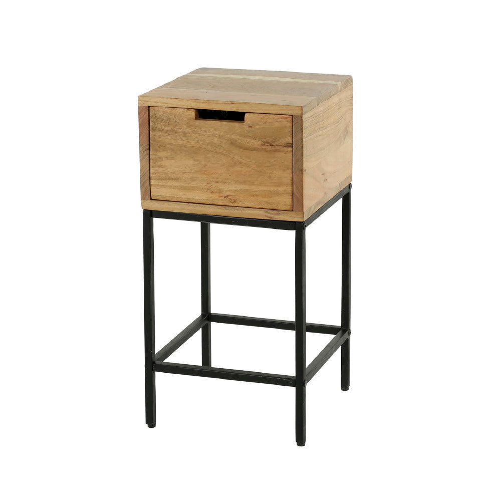 Bedside Table Sloan HomeHaven Brown LxBxH 62x32x32 Acacia wood Nnb