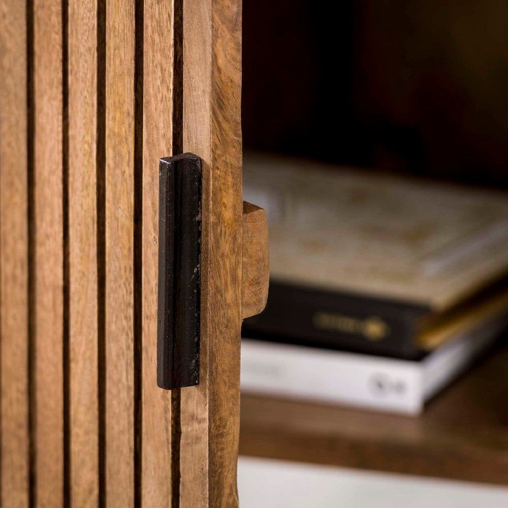 Wine Cabinet Barton HomeHaven Brown LxBxH 92x58x40 Mango wood Nnb