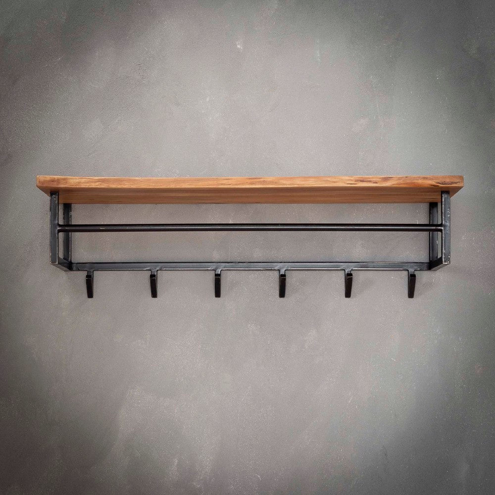 Coat Rack Elio HomeHaven Brown LxBxH 102x37x30 Acacia wood Nnb