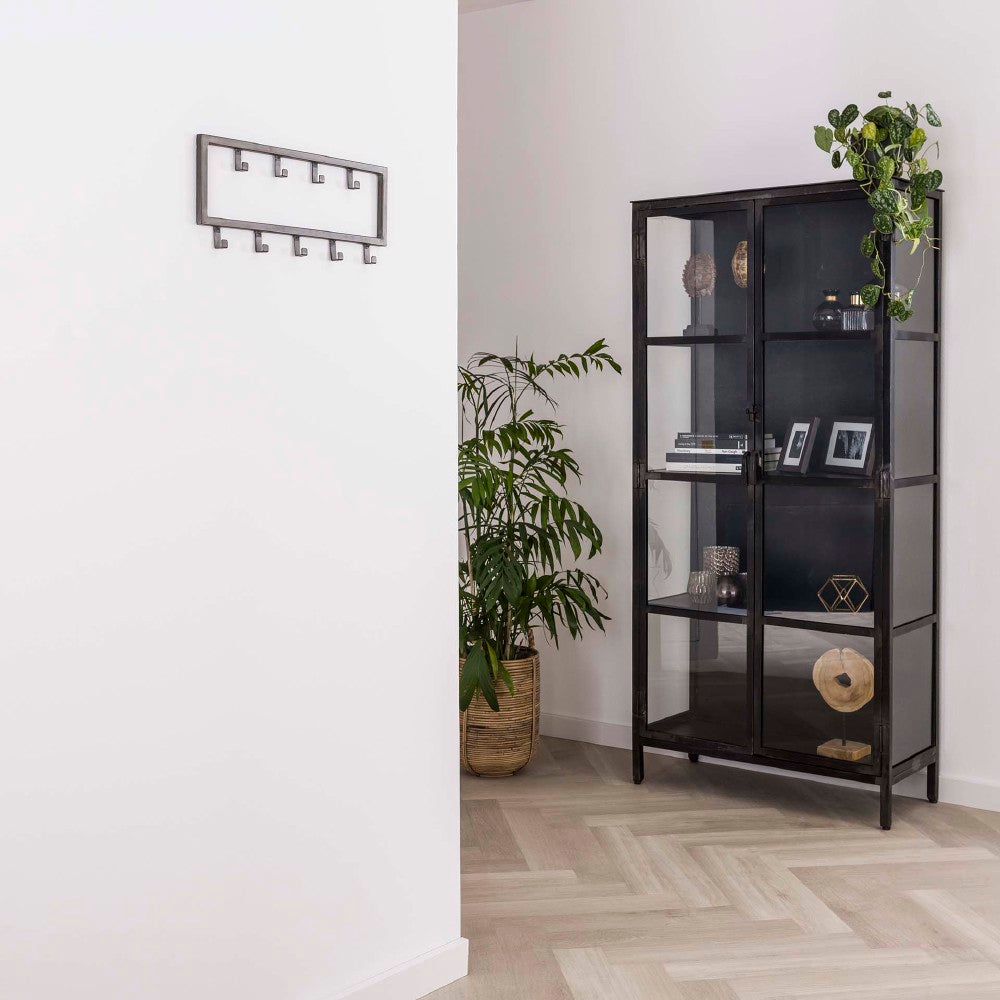 Coat Rack Kolby HomeHaven Grey LxBxH 54x22x4 Metal Nnb