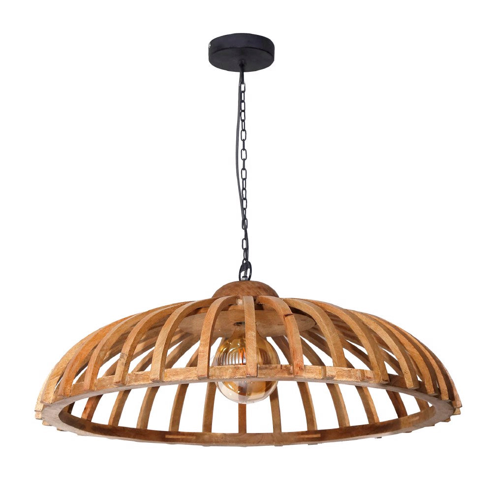 Pendant Light Scott HomeHaven Brown LxBxH 89x88x31 Mango wood Nnb