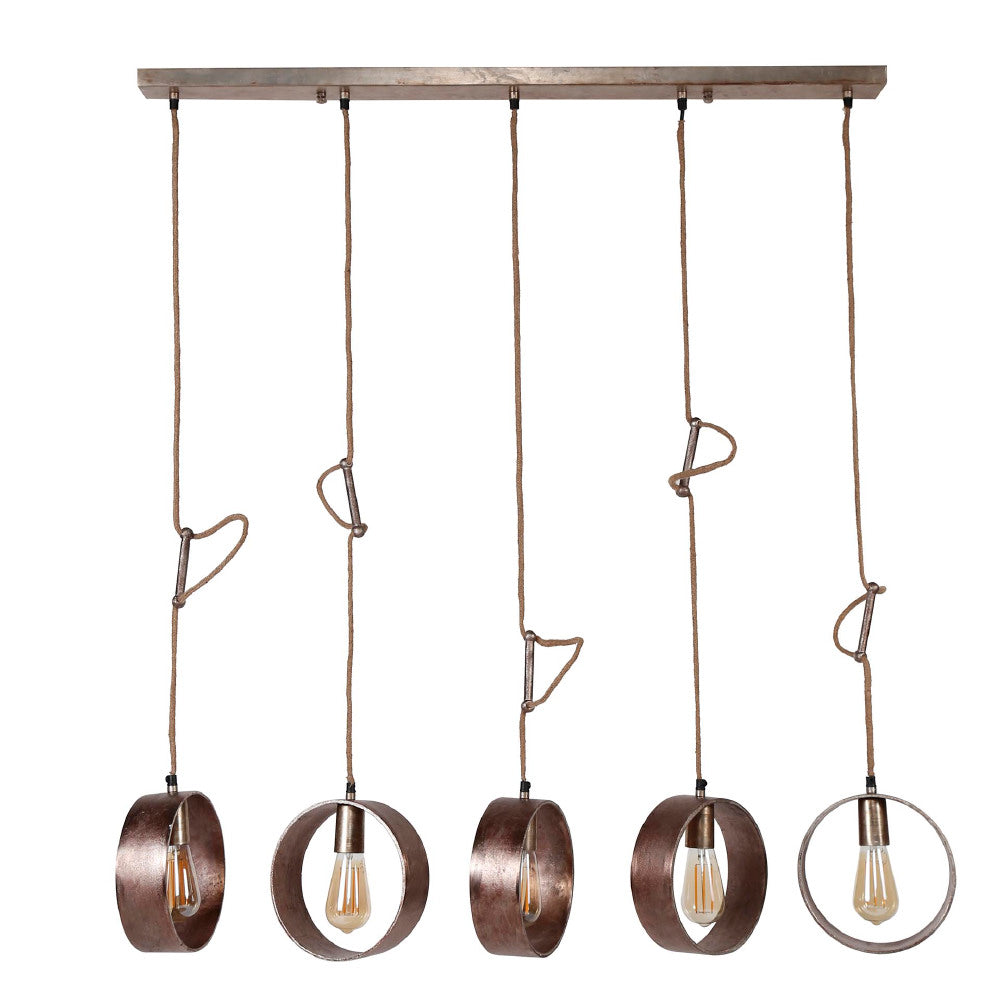 Pendant Light Rhett HomeHaven Anthracite LxBxH 112x25x18 Metal Nnb