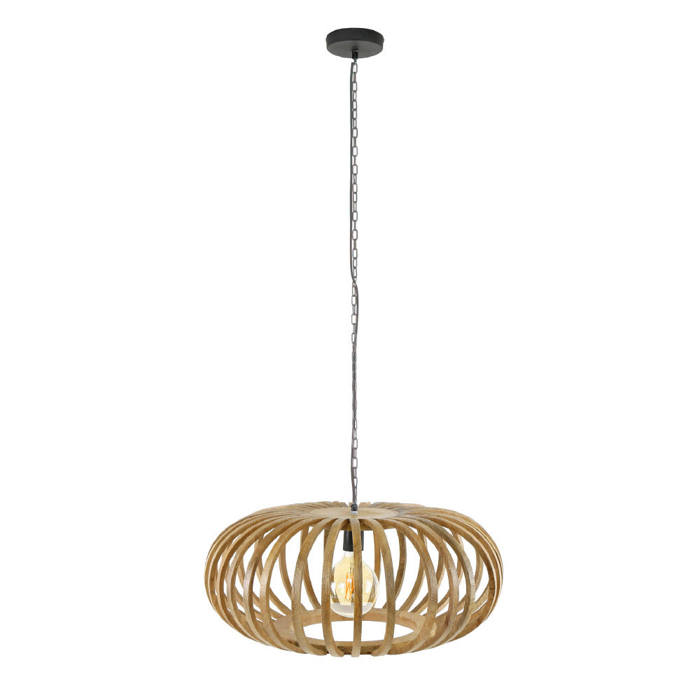 Pendant Light Joss HomeHaven Brown LxBxH 79x79x41 Mango wood Nnb