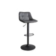 Bar Stool Ezra FavoFurn Anthracite LxBxH 56x55x54 Artificial leather Nnb