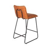 Bar Stool Jeremy FavoFurn Cognac LxBxH 63x56x49 Fabric Nnb