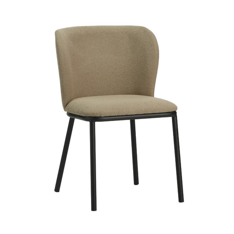 Dining Chair Bourges FavoFurn Taupe LxBxH 65x62x56 Fabric Nnb