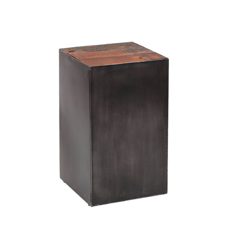 Flower Column Jacob HomeHaven Brown LxBxH 53x33x33 Wood Nnb