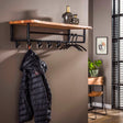 Coat Rack Elio HomeHaven Brown LxBxH 102x37x30 Acacia wood Nnb