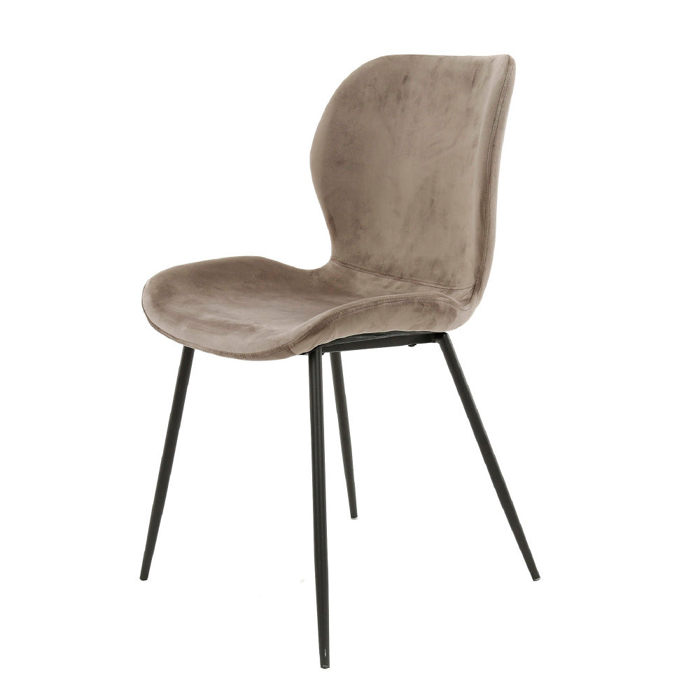 Dining Chair Ingo HomeHaven Taupe LxBxH 90x59x49 Fabric Nnb