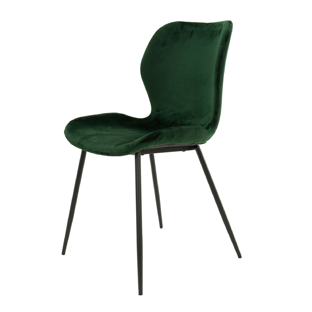 Dining Chair Ingo HomeHaven Green LxBxH 91x60x50 Fabric Nnb