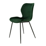 Dining Chair Ingo HomeHaven Green LxBxH 91x60x50 Fabric Nnb