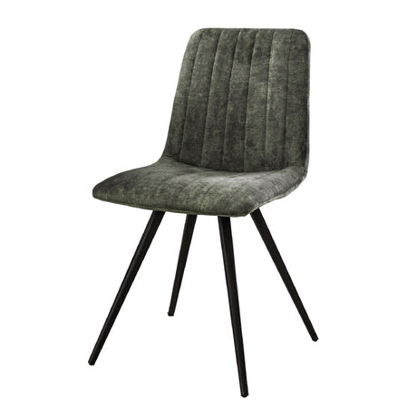 Dining Chair Kaden HomeHaven Green LxBxH 71x68x49 Fabric Nnb