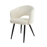 Dining Chair Gilmore HomeHaven Warm white LxBxH 70x64x57 Boucle Nnb